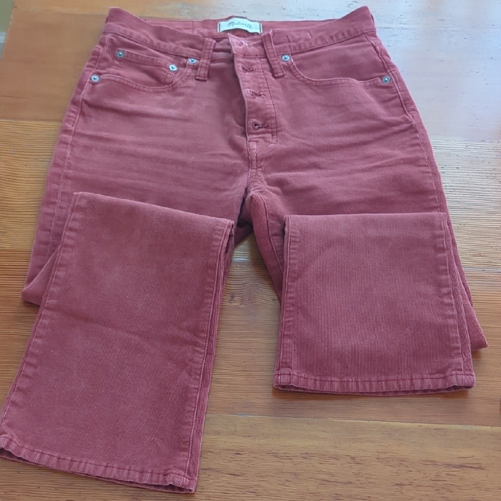 Madewell Orange Boot Cut Jeans Vibrant Style